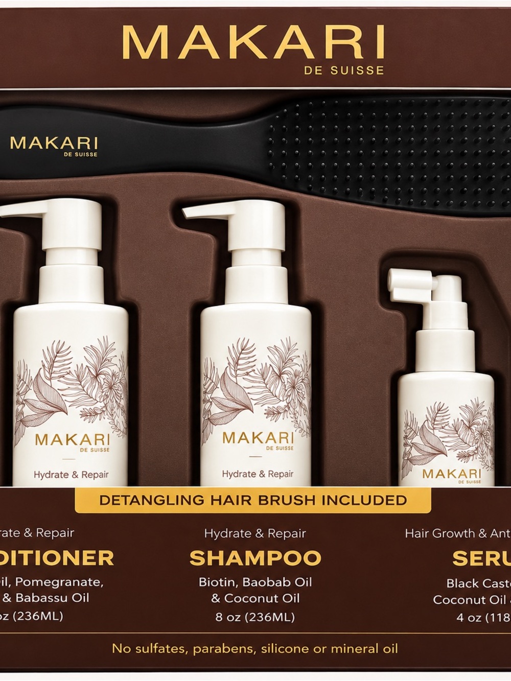 Makari de Suisse Hydrate & Repair Hair Care Set